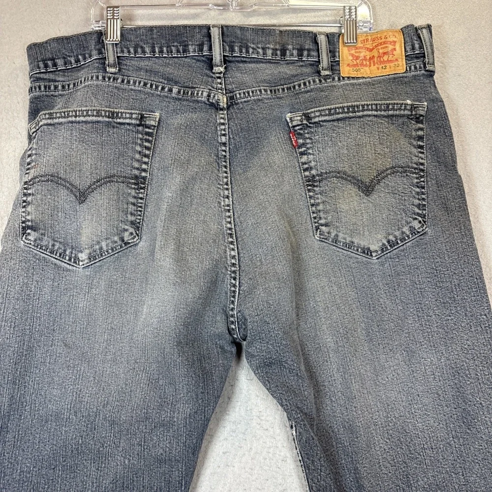 Levi's 505 Regular Men's Jeans 42x30 (40x28) Straight Leg Denim Work Lot of 4